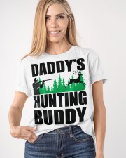 DADDY'S HUNTING BUDDY Classic T-Shirt apparel-classic-tshirt-lifestyle-front-100