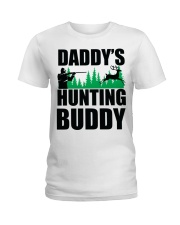 DADDY'S HUNTING BUDDY Ladies T-Shirt tile