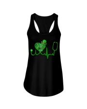 Irish Nurse St Patricks Day Ladies Flowy Tank tile