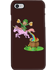 Leprechaun Riding A Unicorn Phone Case tile