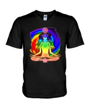 fdfsd V-Neck T-Shirt tile