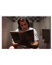 Funny bathroom poster 17x11 Poster front