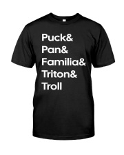 Puck, Pan, Familia, Triton, Troll Classic T-Shirt front