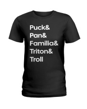 Puck, Pan, Familia, Triton, Troll Ladies T-Shirt tile