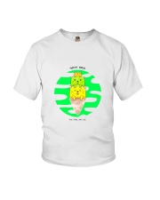 Super Cute Kitties With Their Mother Knows Meow Youth T-Shirt thumbnail