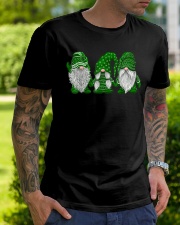 Hanging With Green Gnomies Santa Gnome Christmas C Classic T-Shirt lifestyle-mens-crewneck-front-7
