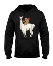 Sloth Riding Llama T Shirts Hoodie Hooded Sweatshirt tile