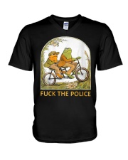 FROG AND TOAD FUCK THE POLICE T Shirts Hoodie V-Neck T-Shirt tile