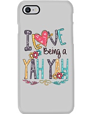 I Love Being a Yah Yah Font Art Phone Case tile