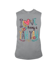 I Love Being a Yah Yah Font Art Sleeveless Tee tile