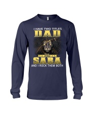 Dad and Saba lion Long Sleeve Tee tile