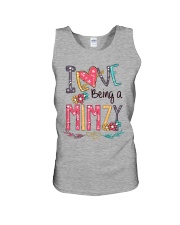 I Love Being a Mimzy Font Art Unisex Tank tile