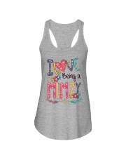 I Love Being a Mimzy Font Art Ladies Flowy Tank tile