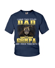 Dad and Gompa lion Youth T-Shirt tile