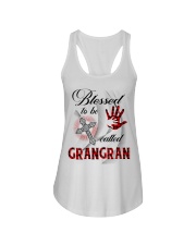 Blessed to be called Grangran - Buffalo Ladies Flowy Tank tile