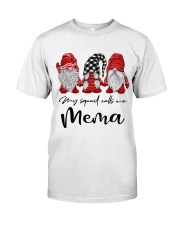 My squad calls me Mema - Gnomes art Classic T-Shirt front