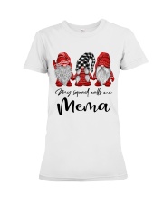 My squad calls me Mema - Gnomes art Premium Fit Ladies Tee tile