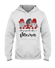 My squad calls me Mema - Gnomes art Hooded Sweatshirt tile