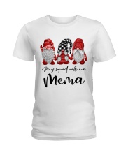 My squad calls me Mema - Gnomes art Ladies T-Shirt tile