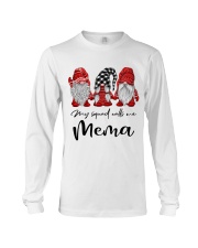 My squad calls me Mema - Gnomes art Long Sleeve Tee tile