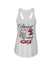Blessed to be called Gigi - Buffalo Ladies Flowy Tank tile