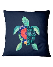 Turtle - Be An Aunt Square Pillowcase tile