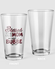 Blessed to be called mom and BUBBE Red Pint Glass tile