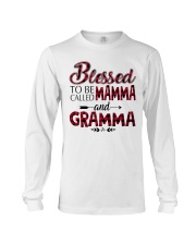 Blessed to be called mamma and gramma Red Long Sleeve Tee tile