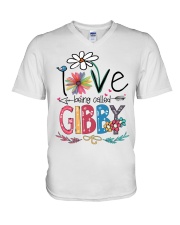 Gibby Art V-Neck T-Shirt tile
