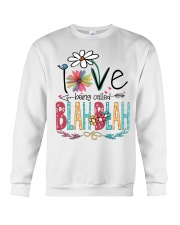 BLAH BLAH Art Crewneck Sweatshirt tile