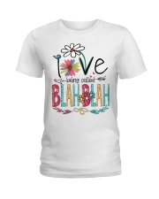 BLAH BLAH Art Ladies T-Shirt tile