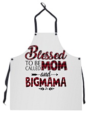 Blessed to be called mom and bigmama Red Apron tile