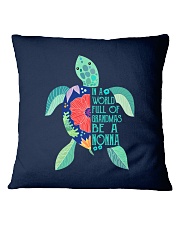 Turtle - Be A Nonna Square Pillowcase tile