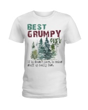 Best grumpy ever Ladies T-Shirt tile