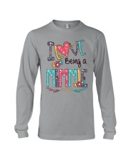 I Love Being a Mimmie Font Art Long Sleeve Tee tile