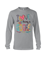 I Love Being a Gogee Font Art Long Sleeve Tee tile