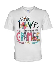 Gramee Art V-Neck T-Shirt tile