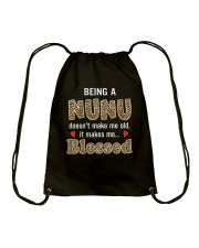 Being a nunu - makes me blessed Drawstring Bag tile