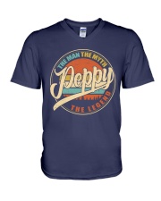 Peppy - The Man - The Myth V-Neck T-Shirt tile