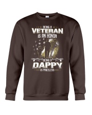 Veteran - Being a Dappy is priceless - Backside Crewneck Sweatshirt tile