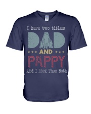 Dad and Pappy V-Neck T-Shirt tile