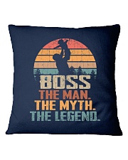 Boss - The Man - The Myth - Art Square Pillowcase tile