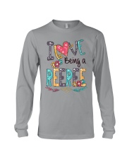 I Love Being a Reeree Font Art Long Sleeve Tee tile