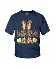 Blessed Mimom Bunny Leopard Youth T-Shirt tile