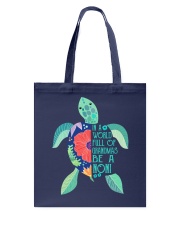 Turtle - Be A Noni Tote Bag tile