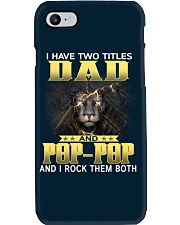 Dad and Pop-Pop lion Phone Case tile