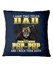 Dad and Pop-Pop lion Square Pillowcase tile