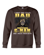 Dad and G-Man lion Crewneck Sweatshirt tile
