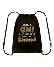 Being a omi - makes me blessed Drawstring Bag tile