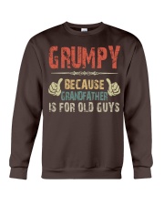 Grumpy Because grandfather for old guys Crewneck Sweatshirt tile